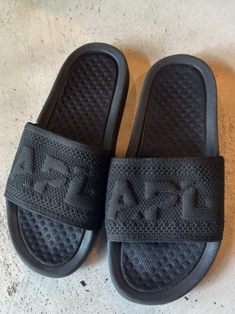APL Black Slide Sandals